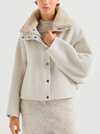 Brunello Cucinelli Women Handcrafted Outerwear Jacket