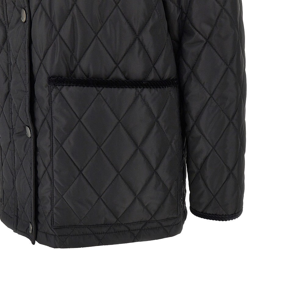 Burberry Women Quilted Nylon Country Jacket