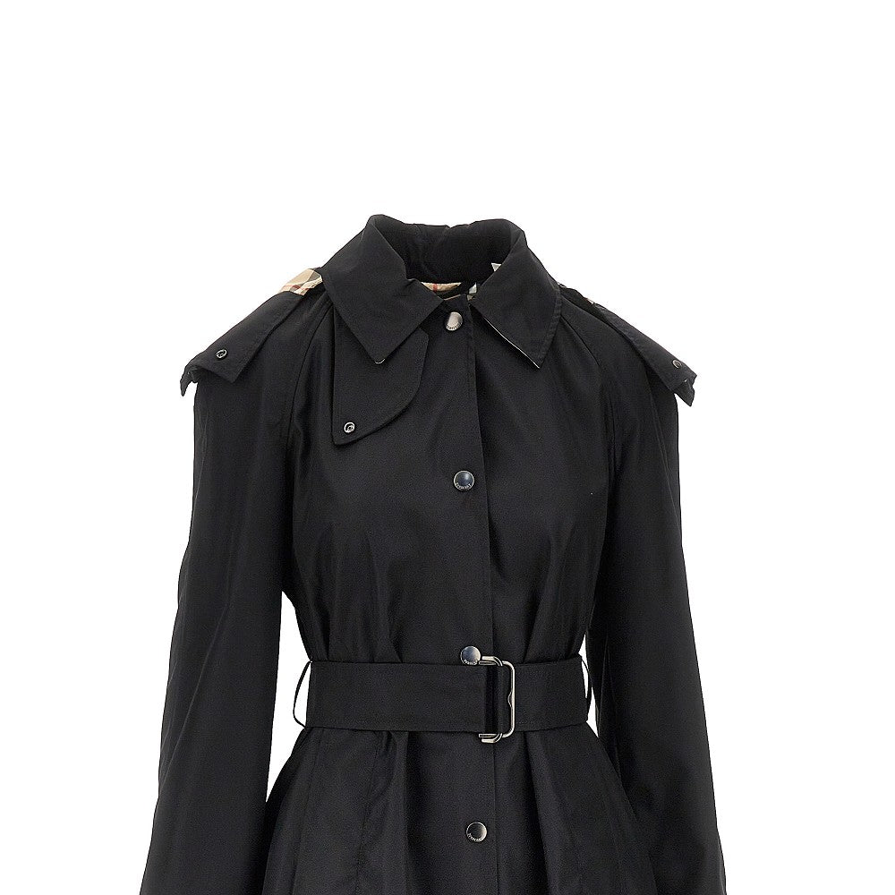 BURBERRY Burberry Women Nylon Gabardine Trench Coat