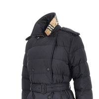 Burberry Women Knee-Length Down Jacket With Belt