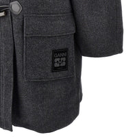 Ganni Women Wool-Blend Coat