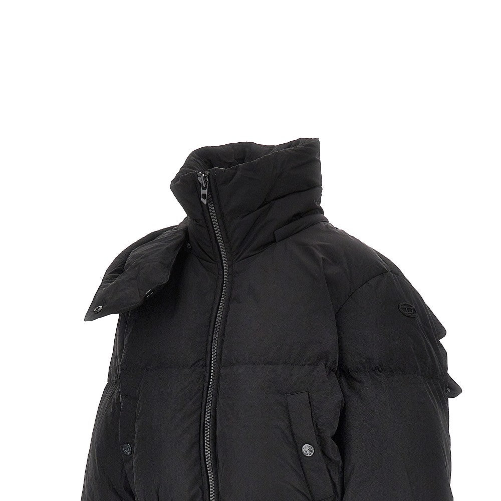 Diesel Women Hooded Short Down Jacket