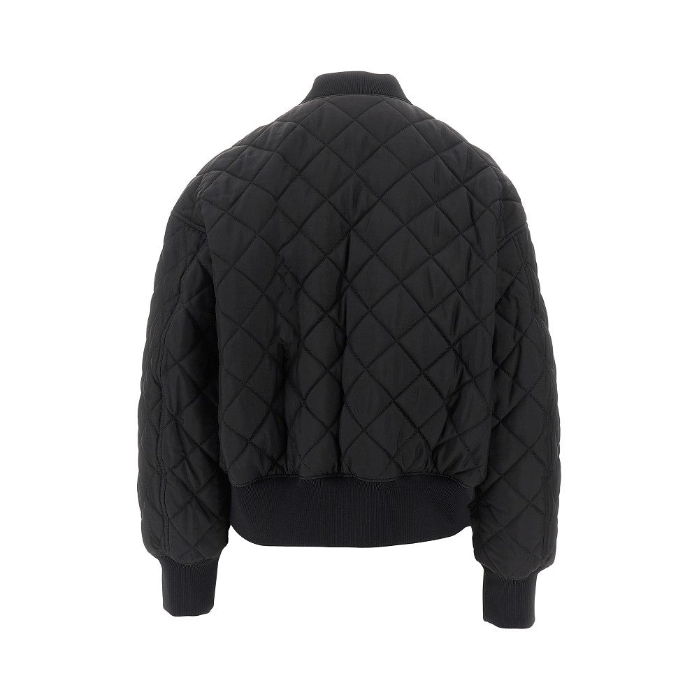 Jil Sander Women Diamond-Quilted Twill Padded Bomber Jacket