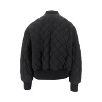 Jil Sander Women Diamond-Quilted Twill Padded Bomber Jacket