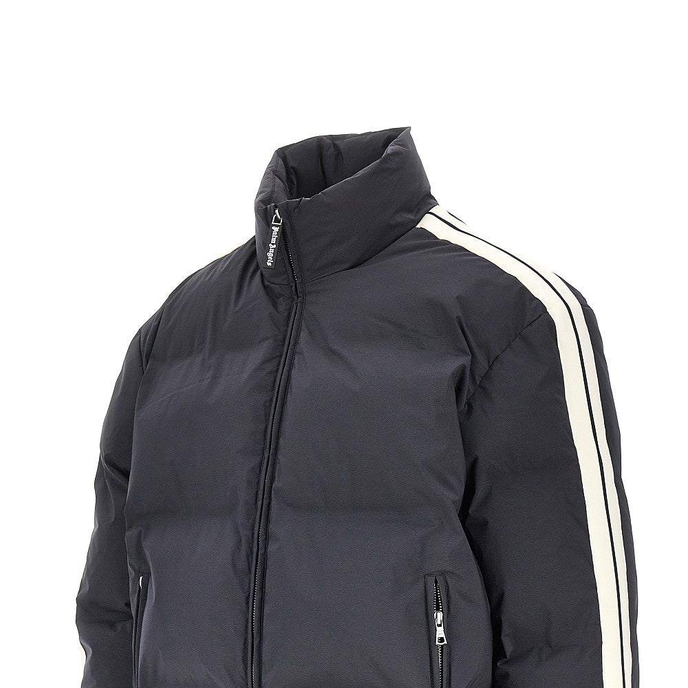 Palm Angels Men Logo Print Track Puffer Jacket