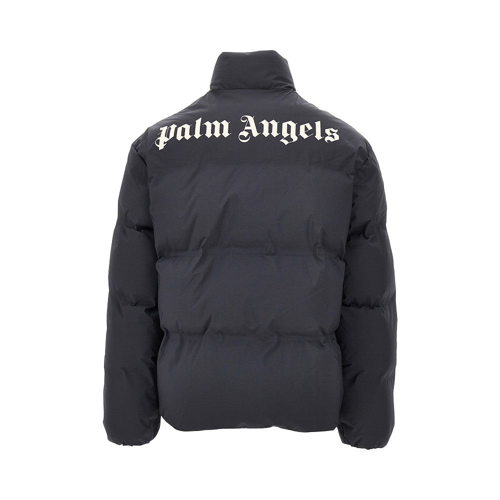 Palm Angels Men Logo Print Track Puffer Jacket