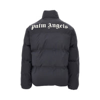 Palm Angels Men Logo Print Track Puffer Jacket