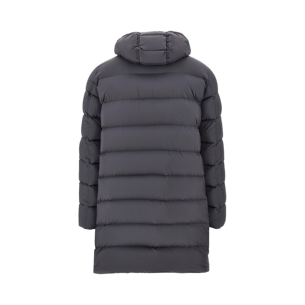 Herno Men Nylon Microfiber Goose Down Parka Coat