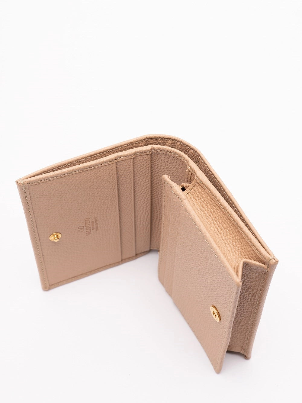Valentino Garavani Women Vlogo Signature Grainy Calfskin Wallet