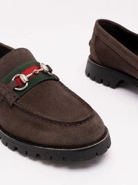 Gucci Gucci Men Loafers With Horsebit And Lug Sole