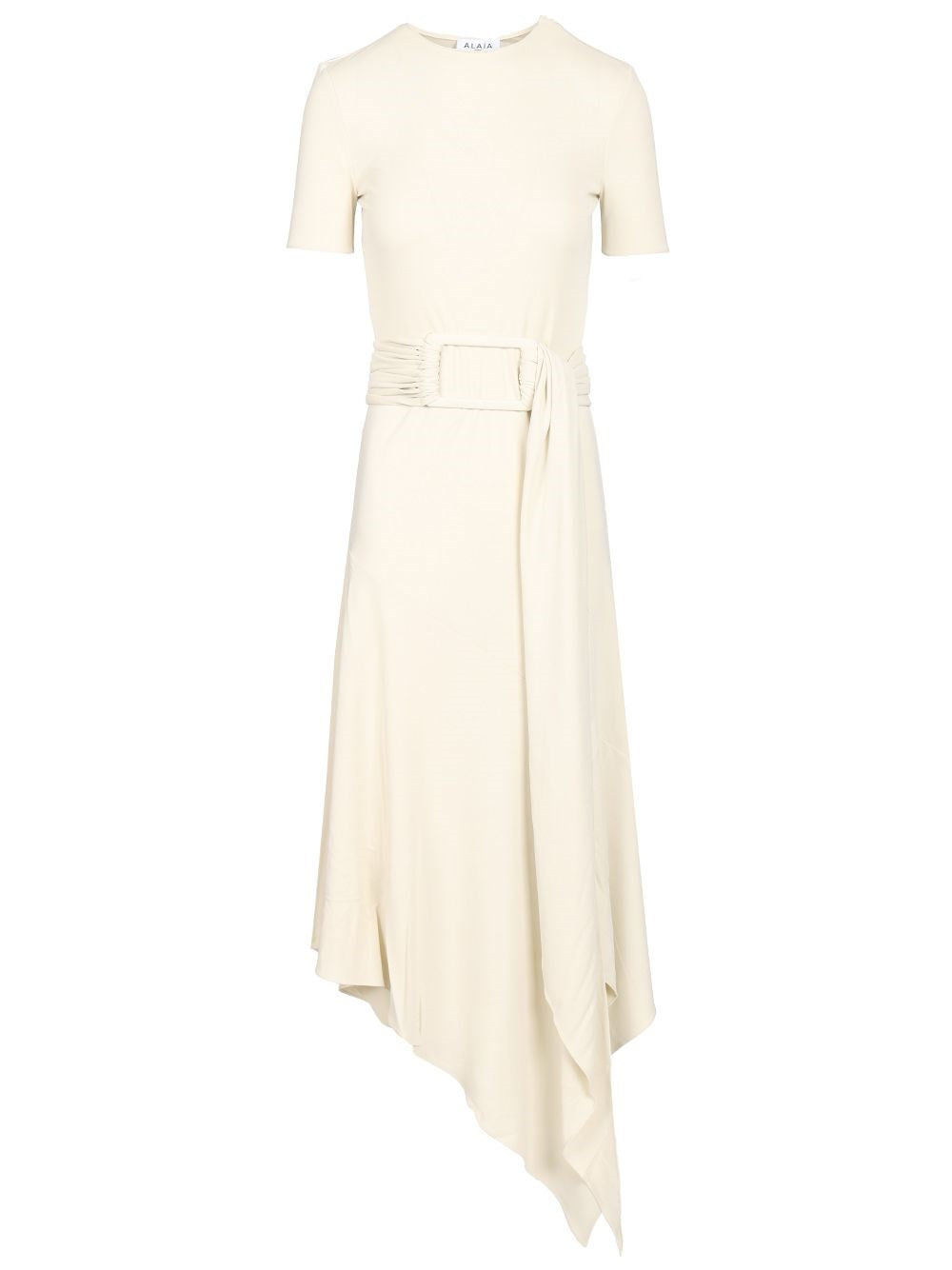 Alaïa Women Jersey Dress With Belt