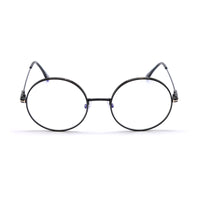 Tom Ford Tom Ford Eyeglasses Round Full Rim, Black Frame and Clear Demo Lens Lens FT5595-B001