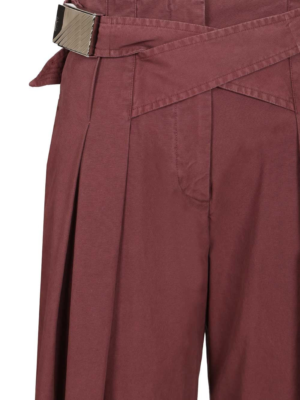 The Attico Women Canvas Trousers