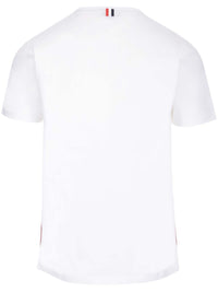 Thom Browne Men White "Rwb Stripe" T-Shirt