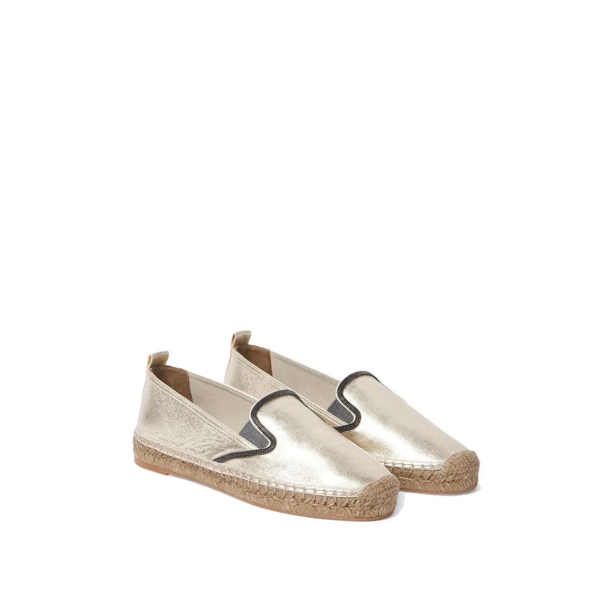 Brunello Cucinelli Brunello Cucinelli Leather Espadrilles Women