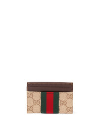 Gucci Women Card Case With Web