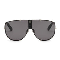 Philipp Plein Philipp Plein Sunglasses Aviator Rimless, Silver Frame and Grey Lens SPP075M0K07