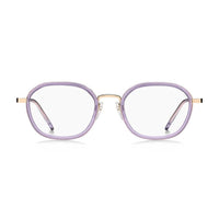 Marc Jacobs Eyeglasses Square Full Rim, Lilac/Gold Frame and Clear Demo Lenses Lens MARC702/G078900
