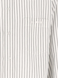 Balenciaga Men Regular Fit Shirt Soft Stripe Popeline