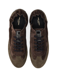 Saint Laurent Saint Laurent Men Lewis Suede Sneaker