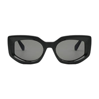 Celine Celine Sunglasses Cat Eye Full Rim, Shiny Black Frame and Grey Lens CL40277I01A