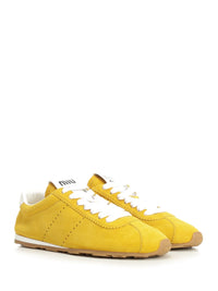 Miu Miu Women Plume Suede Sneakers