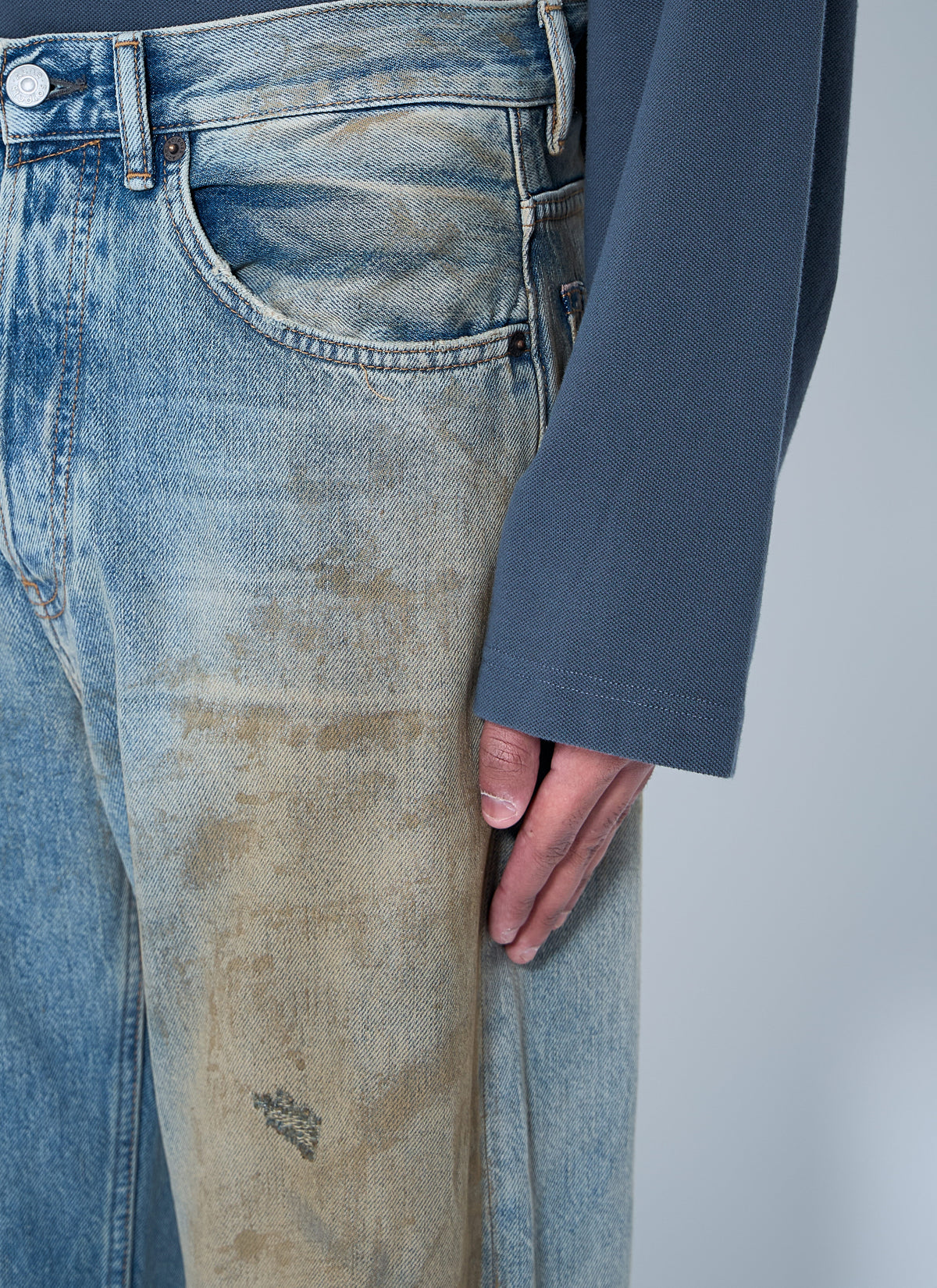 Acne Studios Men 2021M Distressed Jeans