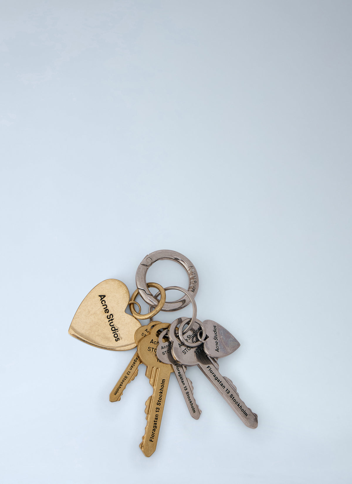 Acne Studios Men Engraved Keyring Set