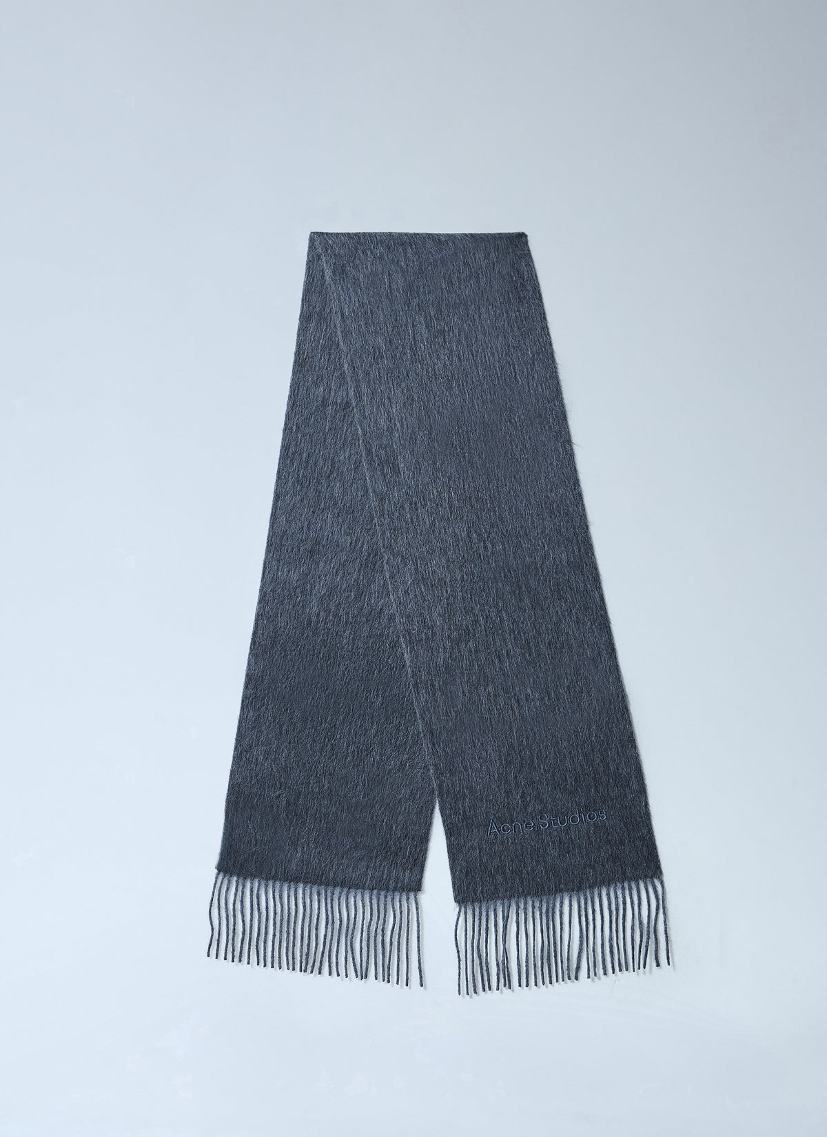 Acne Studios Men Logo Wool Scarf