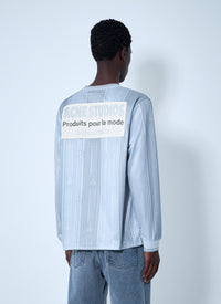 Acne Studios Men Embroidered Logo Long-Sleeve Shirt