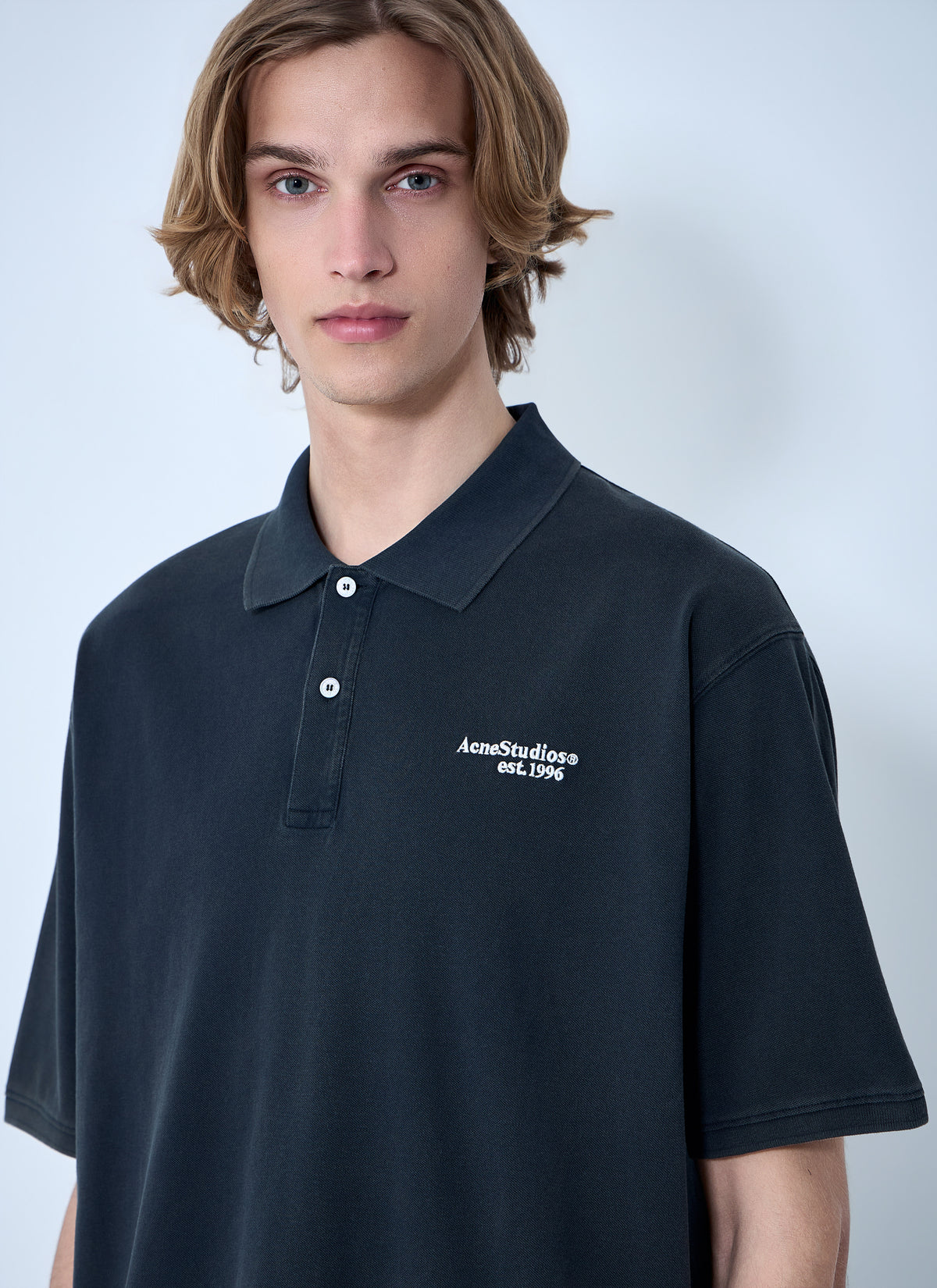 Acne Studios Men Piqué Polo Shirt