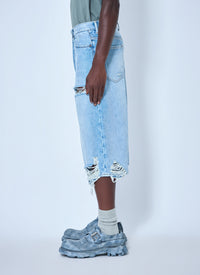 Acne Studios Acne Studios Men Distressed Denim Shorts