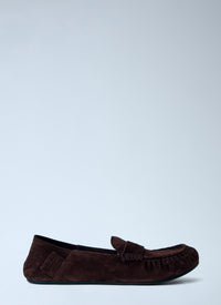 Acne Studios Men Suede Saddle Loafers