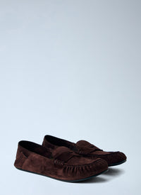 Acne Studios Men Suede Saddle Loafers