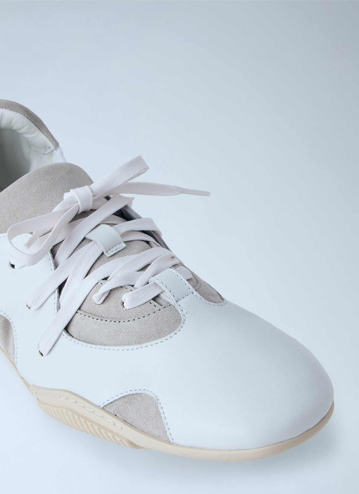 Acne Studios Men Leather Lace-Up Sneakers