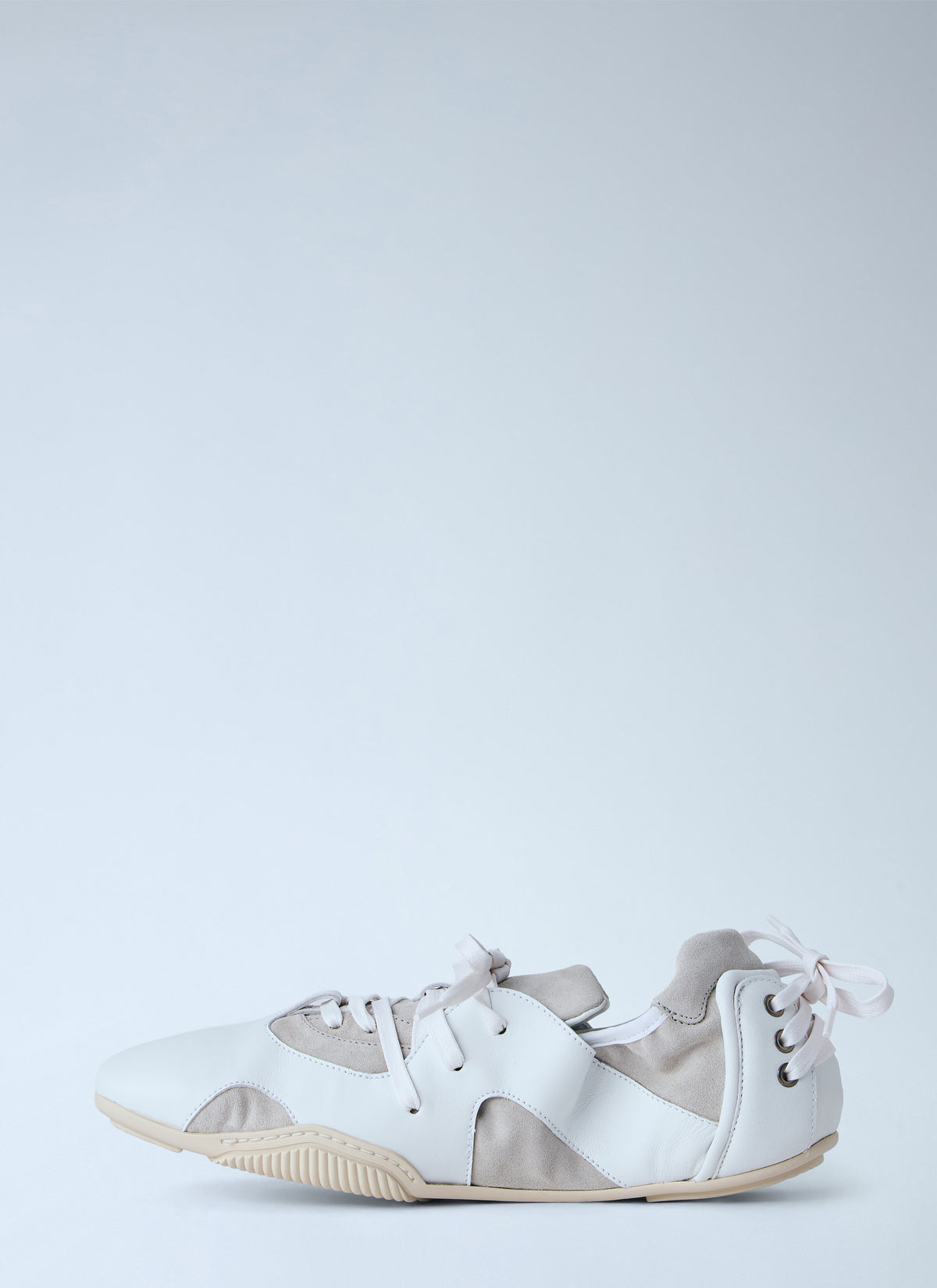 Acne Studios Men Leather Lace-Up Sneakers