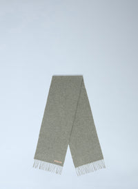 Acne Studios Women Skinny Fringe Wool Scarf