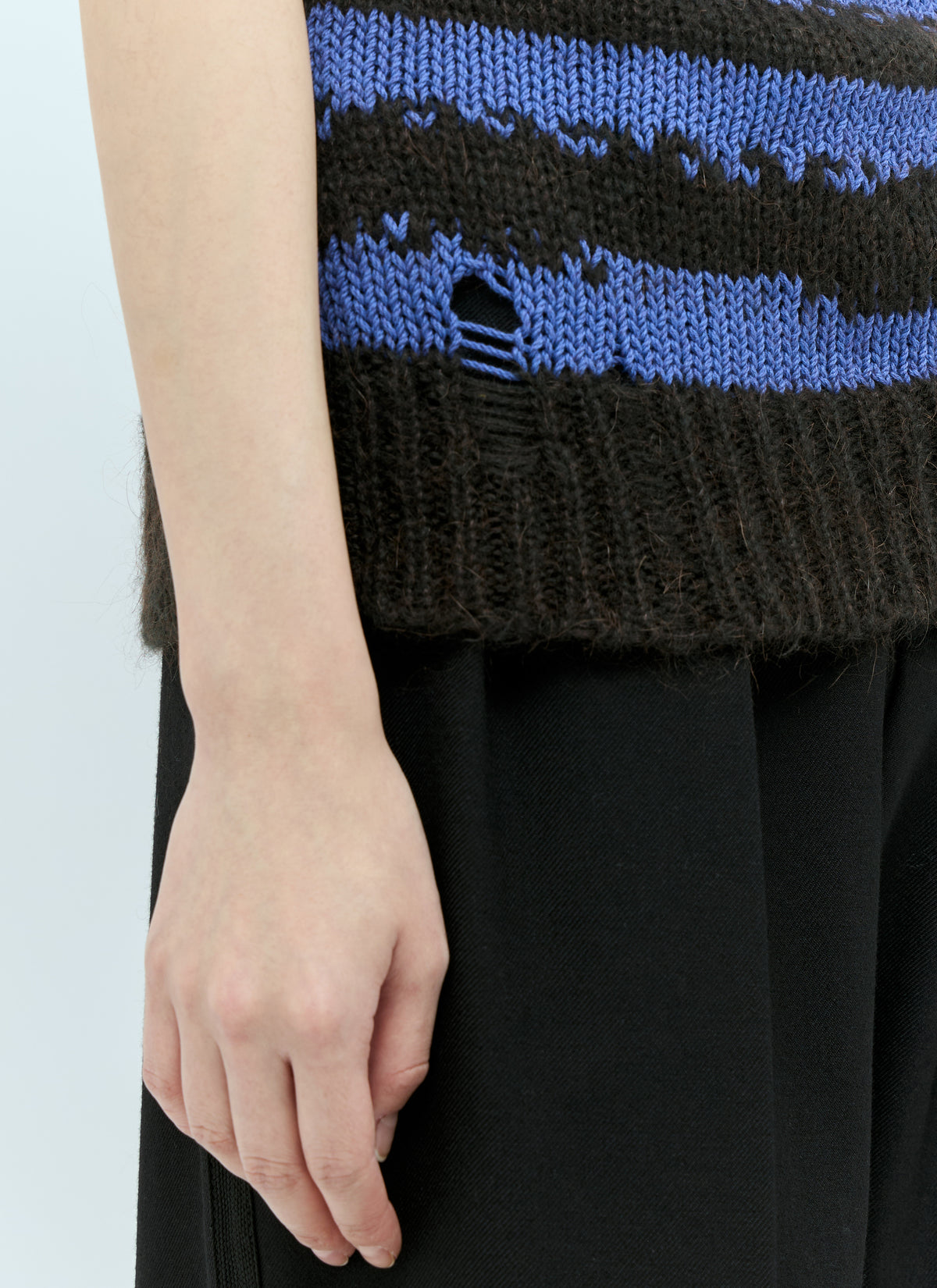 Acne Studios Acne Studios Women Distressed Stripe Top