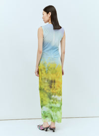 Acne Studios Acne Studios Women Blurred Print Maxi Dress