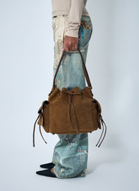 Acne Studios Acne Studios Women Suede Multipocket Bucket Bag