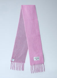 Acne Studios Women Fringed Wool-Blend Scarf