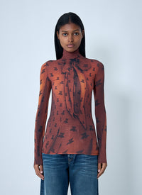 Acne Studios Acne Studios Women Print Mesh Top