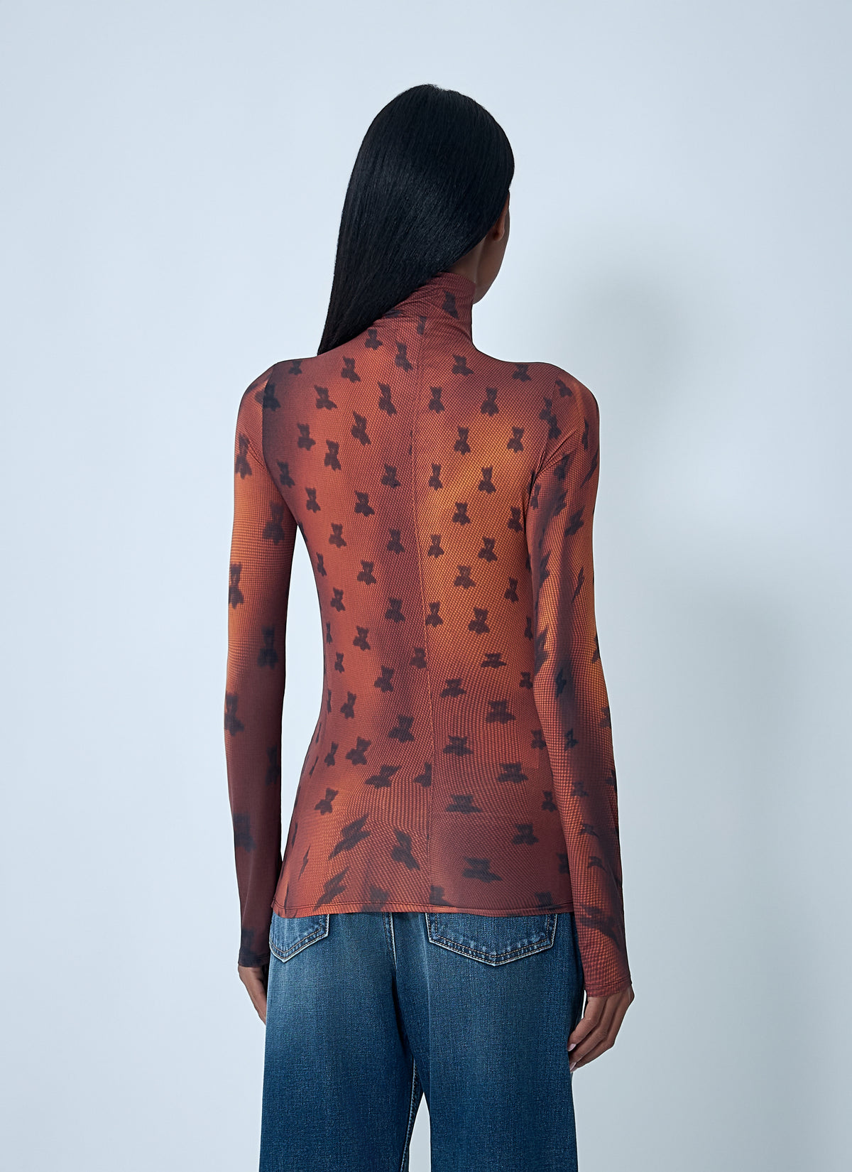 Acne Studios Acne Studios Women Print Mesh Top