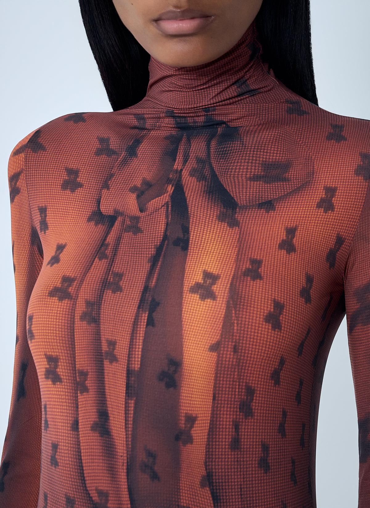Acne Studios Acne Studios Women Print Mesh Top