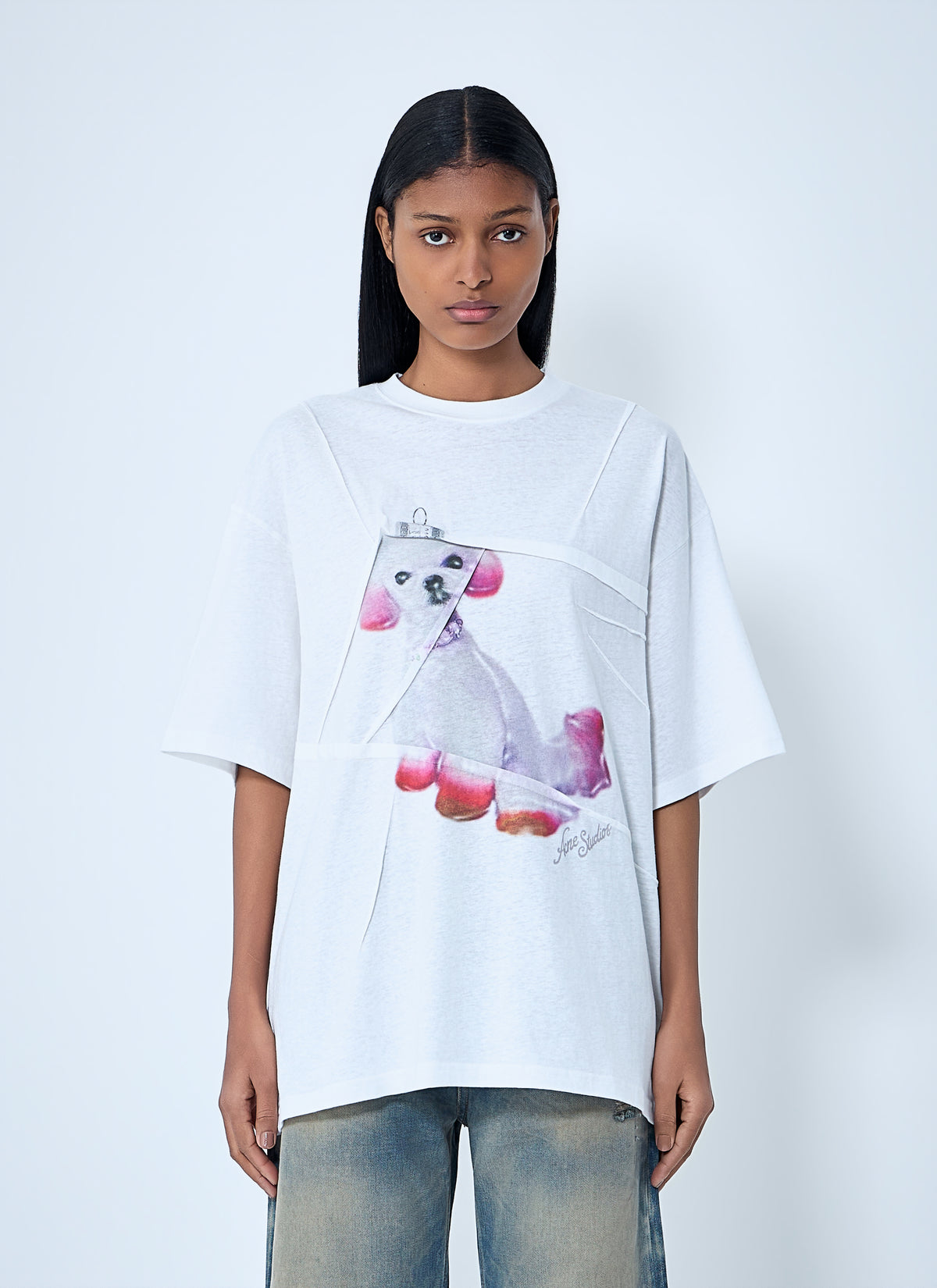 Acne Studios Acne Studios Women Logo Motif T-Shirt