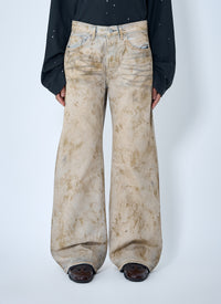 Acne Studios Women 2021F Faded Five-Pocket Jeans