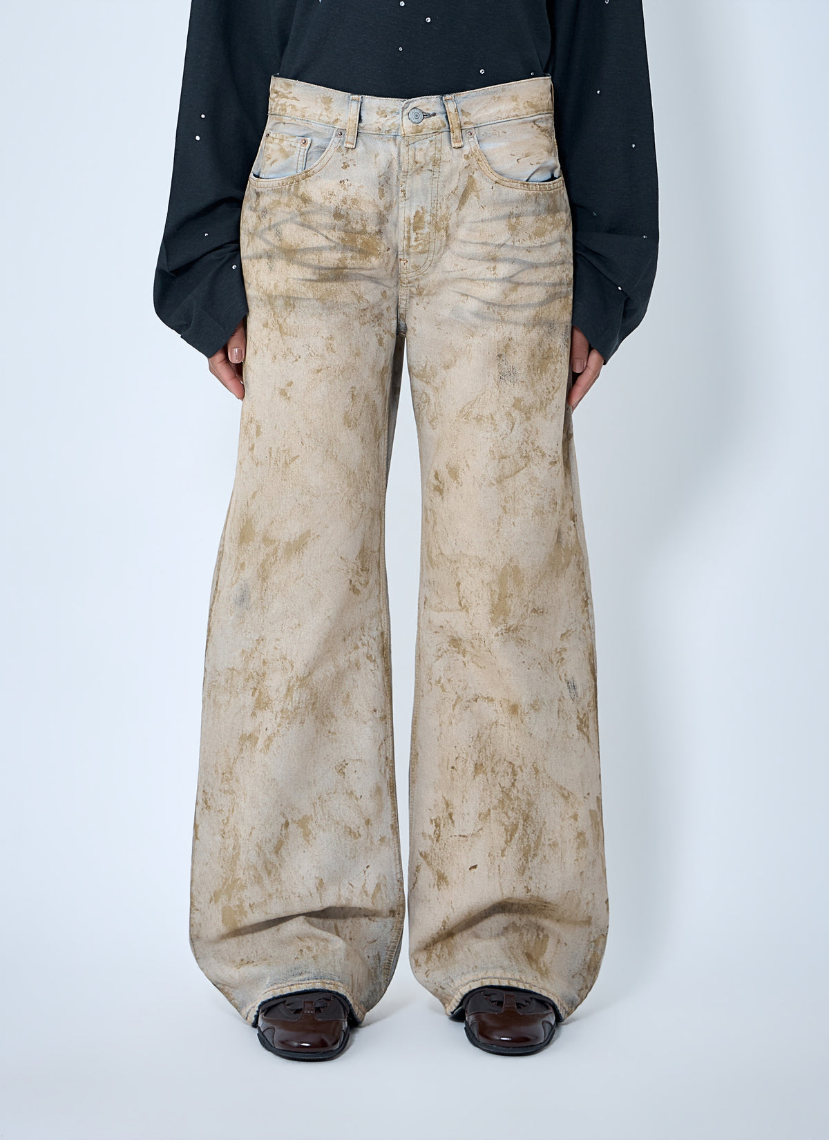 Acne Studios Women 2021F Faded Five-Pocket Jeans