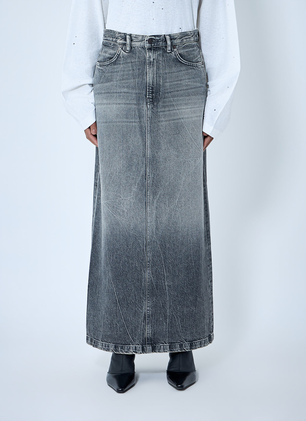Acne Studios Acne Studios Women Denim Maxi Skirt