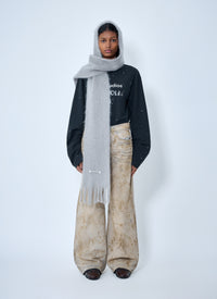 Acne Studios Acne Studios Women Fringed Wool Scarf