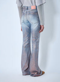 Acne Studios Women Fitted Glitter Jeans
